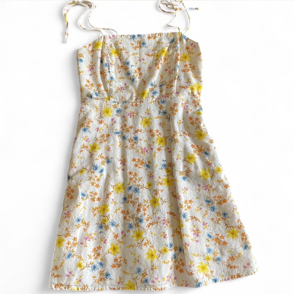 White Floral Sundress